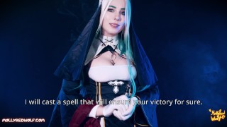 I lied to nun and she discipline me with pegging. Femdom – MollyRedWolf