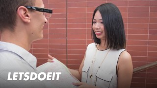 Asian Babe Jureka Del Mar Sucks Big Fat Foreign Cock Then Rides It Good – LETSDOEIT