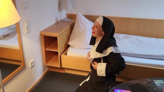 Disabled man meets a shy nun and reveals her secret