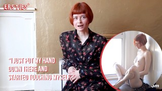 Ersties – Hot Redhead Films Her First Solo Video
