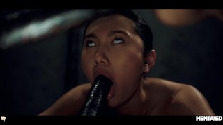 REAL LIFE HENTAI – Hot babes fucked and bukkaked by aliens