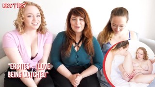 Ersties- Hot Lesbian 3 Way with a Dildo