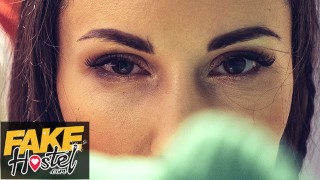Fake Hostel – Small skinny Siberian babe has multiple shaking orgasms and squirts on thick cock