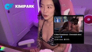 My First Time Watching Hentai Anime – Porn Reaction with Asian OnlyFans Slut Kimi Park